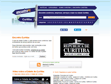 Tablet Screenshot of encontracuritiba.com.br